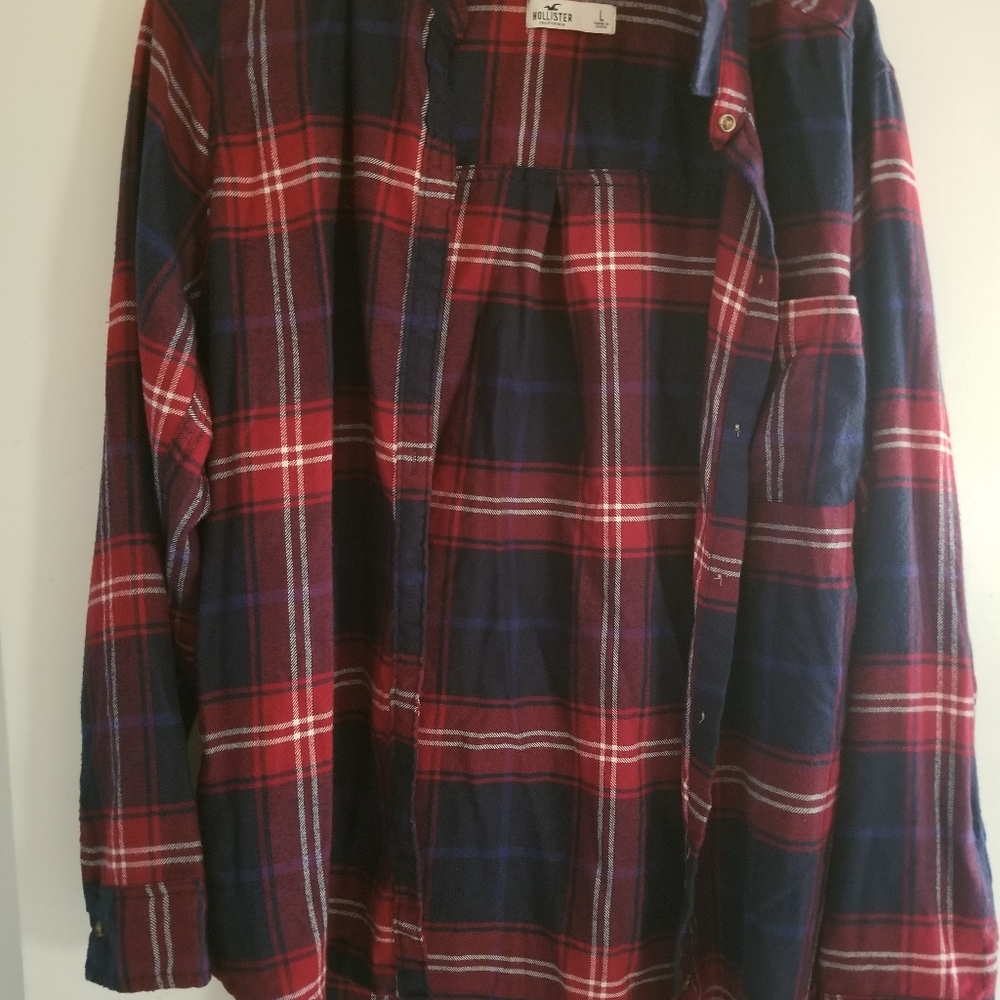 Womens flannel, boyfriend fit